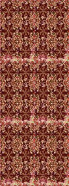 Kahverengi ve kırmızı renklerdeki altın desenli altın elementler. Lüks, kraliyet ve Viktorya dönemi konsepti. Süslü dekorasyon. Raster klasik barok çiçeksiz altın desenli..