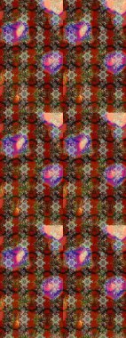 Kahverengi ve bej renkli çiçekler. El çizimi. Çiçekli eskiz deseni. Suluboya çizimi.