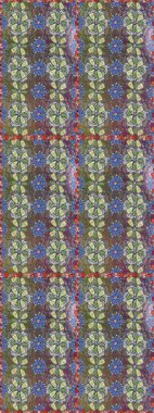 Raster resim. Sorunsuz. Sevimli çiçek desenli küçük çiçek.