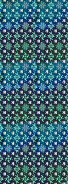 Tekstil, kumaş, kapaklar, duvar kağıtları, baskı, naylon, koleksiyon defteri, örgü, dekupaj için güzel bir eskiz. Millefleur 'lar. Küçük mavi ve nötr çiçeklerle oldukça kaliteli besin torbası deseni..