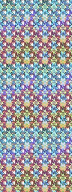 Düz Çiçek Elementleri Tasarımı. Renkli Bahar Temalı Kusursuz Arkaplan. Çiçeksel fantezi tasarımı. Parlak bir arka planda..