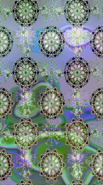 Şatafatlı bahar bahçesi dokusu. Raster illüstrasyonu. Çiçek deseni. Çiçek çizimi arkaplanı.