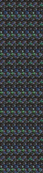 Küçük renkli çiçekler. Moda baskıları için zarif bir şablon. Küçük çiçekte güzel bir desen. Motley illüstrasyonu. Çiçekli bahar çiçekleri.