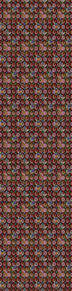 Küçük çiçekteki sevimli çiçek deseni. Kahverengi ve pembe renkte çiçekler.