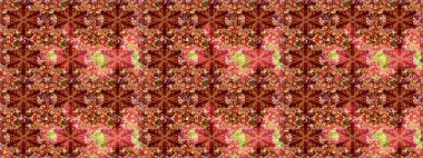 Nazik, narin çiçek arkaplanı. Kırmızı ve kahverengi renkte çiçekler. Raster çiçek desenli ve çiçekli..