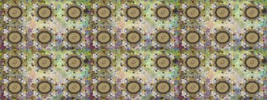 Raster Hip kumaş deseni. Eskiz Vintage Çiçek Deseni.