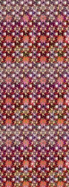 Kahverengi ve bej renklerde çiçek desenleri yok, el yapımı papatyalar, papatyalar. Tekrar eden çiçek arkaplanı, zarif kahverengi ve bej renkli çiçek duvar kağıdı..