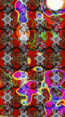 Raster deseni. Çiçekli çiçek deseni, suluboya. Küçük çiçekte güzel bir çiçek deseni..