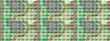 Tarafsız ve yeşil renkli papatyalar deseni. Tarafsız ve yeşil renklerde. Raster illüstrasyonu.