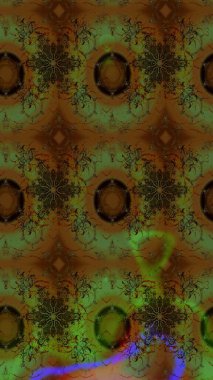 Küçük çiçekteki sevimli çiçek deseni. Kahverengi renkte yaz çiçekleri. Raster deseni. Raster illüstrasyonu.