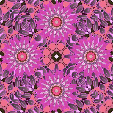 Nazik, narin çiçek arkaplanı. Çiçekli karalama şeklinde Raster çiçek deseni. Hoş renklerde çiçekler.