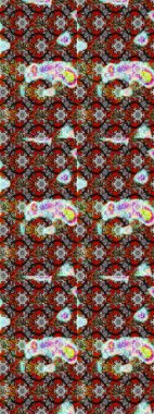 Renkli Bahar Teması eskiz kalıbı. Raster illüstrasyonu. Taslak desenli, modaya uygun kumaş deseni. Düz Çiçek Elementleri Tasarımı. Şirin çiçek elementleri..