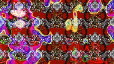 Yumuşak, bahar çiçekli arka plan. Kırmızı ve gri renkte çiçekler. Raster çiçek desenli ve çiçekli..