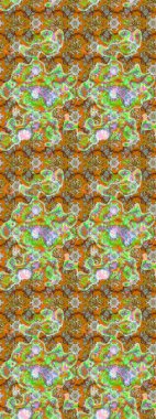 Çiçeksel fantezi tasarımı ve parlak bir arka plan çizimi. Düz Çiçek Elementleri Tasarımı. Renkli Bahar Teması çizim şablonu.