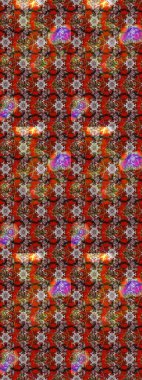 Tekstil, kumaş, kapaklar, duvar kağıtları, baskı, naylon, koleksiyon defteri, örgü, dekupaj için güzel bir eskiz. Küçük kahverengi ve kırmızı çiçekli oldukça eski bir besin torbası deseni. Millefleurlar.