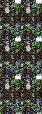 Renkli Yaz Temalı eskiz kalıbı. Düz Çiçek Elementleri Tasarımı. Sevimli çiçek raster deseni. Modaya uygun kumaş deseni.