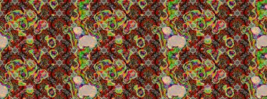 Eskiz arkaplan modeli. Raster - stok. Vadinin çiçekleri kahverengi ve kırmızı renklerde. Suluboya, elle çizilmiş.