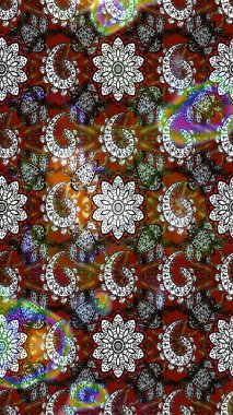 Modern stil dokusu. Çiçek desenli raster, gri ve kahverengi çizgi grafik deseni soyut raster arkaplan.