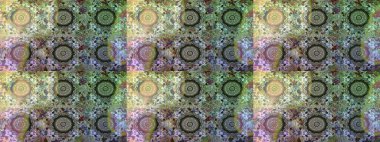 Raster Hip kumaş deseni. Eskiz Vintage Çiçek Deseni.