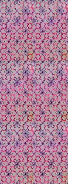 Tarafsız ve gri renklerdeki çok renkli ve gri zarif küçük çiçekler ve komik böcekler, raster desen, illüstrasyon.