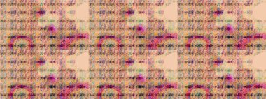 Raster Illustrasyon 'da moda olmayan çiçek deseni. Düz Çiçek Elementleri Tasarımı. Renkli Yaz Temalı Kusursuz Arkaplan. Güzel kumaş deseni.