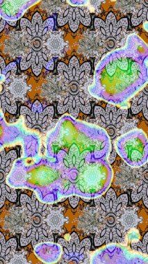 Küçük çaplı çiçeklerdeki basit şirin desenler. Tekstil veya kitap kapakları, imalat, duvar kağıtları, baskı, hediye paketi ve yapıştırma kitabı için çiçek eskizi geçmişi. Raster illüstrasyonu.