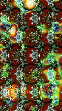 Zarif, parlak ve eskiz yeşil ve kahverengi çiçek desenli tasarım. Raster. Sabıka baskıları, bebek kıyafetleri, duvar kâğıtları, paket kutuları vb..