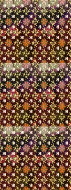 Raster çiçekli arka plan. Yazdır. Güzel eskiz şekli. Güzel kumaş deseni. Düz Çiçek Elementleri Tasarımı. Renkli Yaz Teması çizim şablonu.