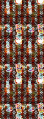 Simple cute pattern in small-scale flowers. Raster illustration. Floral sketch background for textile or book covers, manufacturing, wallpapers, print, gift wrap and scrapbooking.