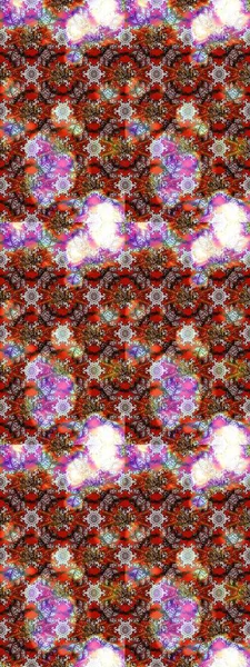 Renkli çizim kalıbı. Çiçek duvar kâğıdı. Raster illüstrasyonu. Çiçek arkaplan. Kahverengi ve nötr renklerde şirin tekstil.