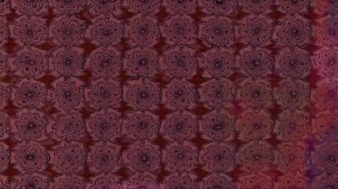 Renkli unsurlarla hareketli arka plan görüntüleri. Çiçekler. Eski model. Bayrak tarzı. Video kaydı. Şablon. Döngü. Kusursuz.. 