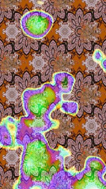 El yapımı çiçek ve bitki koleksiyonu. Raster illüstrasyonu. Eskiz tarzı kahverengi renklerde. Raster illüstrasyonu. Şirin karalamalı çiçek deseni çiz..