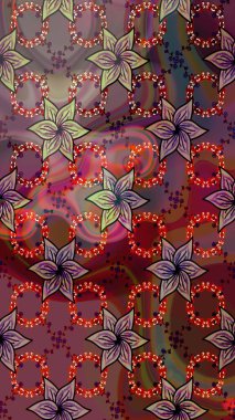 Sınır Kızılderili çiçekli paisley patten. Taslak süsleme izi. Etnik Mandala havlusu. Raster Henna tarzı. Tebrik kartı arkaplanı, boyama kitabı, arkaplan, tekstil için kullanılabilir.