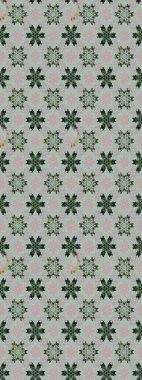 Düz Çiçek Elementleri Tasarımı. Chichi 'nin kumaş kalıbını çiz. Renkli Bahar Teması eskiz kalıbı. Çiçek deseni. Raster illüstrasyonu.