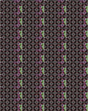 Raster illüstrasyonu. Çizim çiçek deseni duvar kâğıdı olarak kullanılabilir. Siyah ve gri renkte çiçekler.