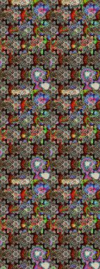 Modern gelişim, gri ve nötr raster arka plan duvar kağıdı çizimi, klasik çizgi çizgisi, desenli desenli çiçekler, çiçekli süsler. Çiçekli el çizimi çizimi deseni.