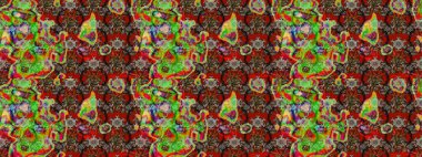 Modern stil dokusu. Çiçek desenli raster, kırmızı ve kahverengi çizgi grafik deseni soyut raster arkaplan.