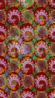 Colour Summer Theme sketch pattern Background. Raster floral background. Cute sketch pattern. Print. Flat Flower Elements Design. Cute fabric pattern.