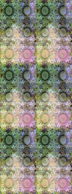 Barok tarzında kusursuz bir doğulu süsü. Raster oryantal süs. Geleneksel klasik altın desen. Altın elementlerle nötr ve gri renklerde altın desen.