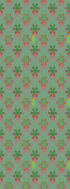 Kızılderili desenli desenli desenli şal deseni. Raster Henna dövme stili. Etnik Mandala süsü. Tekstil, tebrik kartı, boyama kitabı, telefon kılıfı baskısı için kullanılabilir.