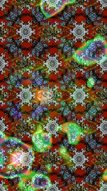 Küçük çiçekte güzel bir desen. Küçük renkli çiçekler. Motley illüstrasyonu. Moda baskıları için zarif bir şablon. Çiçekli bahar çiçekleri.