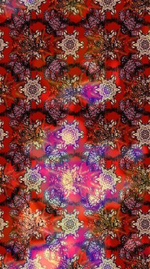 Tekstil veya kitap kapakları, imalat, duvar kağıtları, baskı, hediye paketi ve yapıştırma kitabı için çiçek eskizi geçmişi. Küçük çaplı çiçeklerdeki basit şirin desenler. Raster illüstrasyonu.