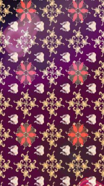 Nice pattern in the small flower. Floral collage. -purple and beige flowers. Floral background. Nature. Flower composition. Raster pattern.