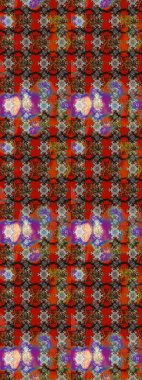 Ultraviyole kumaş deseni. Çizim kalıbı. Raster illüstrasyonu. Organik motif arkaplanı.