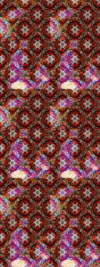 Raster illüstrasyonu. Yaprak ve çiçeklerin suluboya resmi, kahverengi ve kırmızı renklerin çizim şekli. Nazikçe, bahar çiçekleri kahverengi ve kırmızı renklerde.