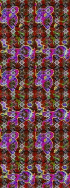 Renkli Yaz Temalı eskiz kalıbı. Güzel eskiz şekli. Düz Çiçek Elementleri Tasarımı. Yazdır. Raster çiçekli arka plan. Şirin kumaş deseni.