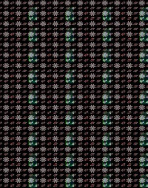 Raster. Zarif, parlak ve eskiz siyah ve gri çiçek desenli tasarım. Sabıka baskıları, bebek kıyafetleri, duvar kâğıtları, paket kutuları vb..