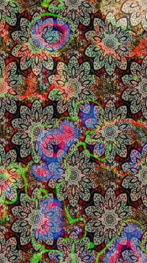 Floral collage. Nature. Flower composition. Raster pattern. Nice pattern in the small flower. -gray and neutral flowers. Floral background.