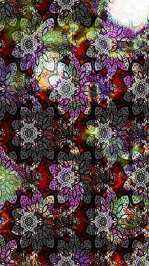 Nazik romantik baskı. Tatil havası. Bahar mevsimi. Raster güzel bir çiçek deseni çiziyor..