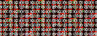 Raster Güzel kumaş deseni. Çiçek arkaplan ile soyut zarafet çizim deseni.